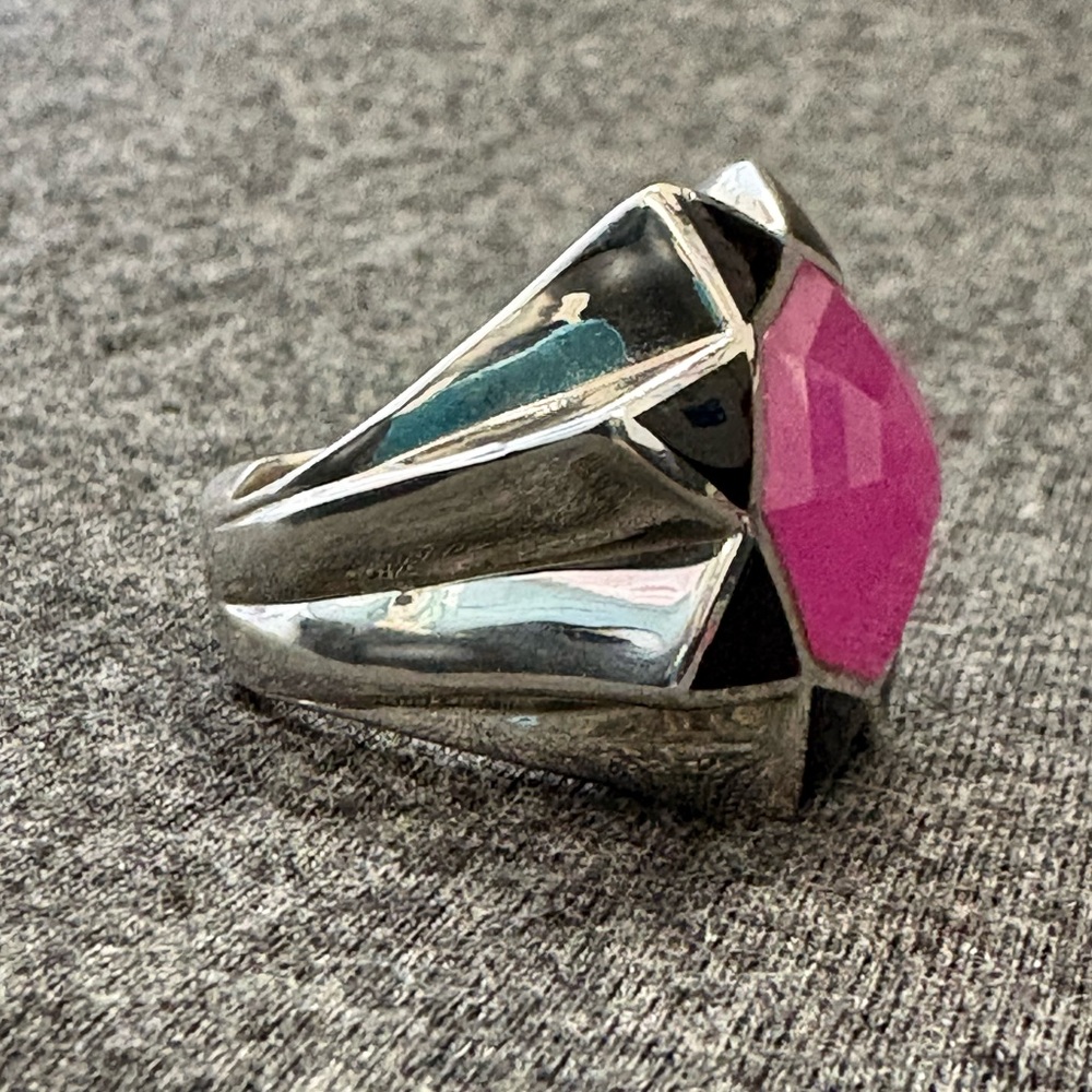Stephen Webster 
STERLING SILVER 
RUBY AND ENAMEL RING - Picture 6 of 14